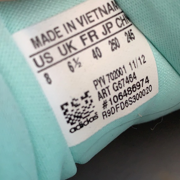 Adidas Samoa Sneakers Tennis Shoes Grey Mint - Picture 7 of 7